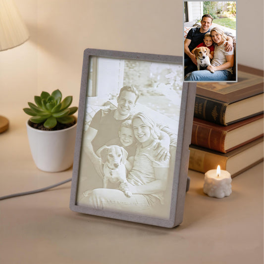 Custom Lithophane Frame – Personalised 3D Printed LED Photo Gift