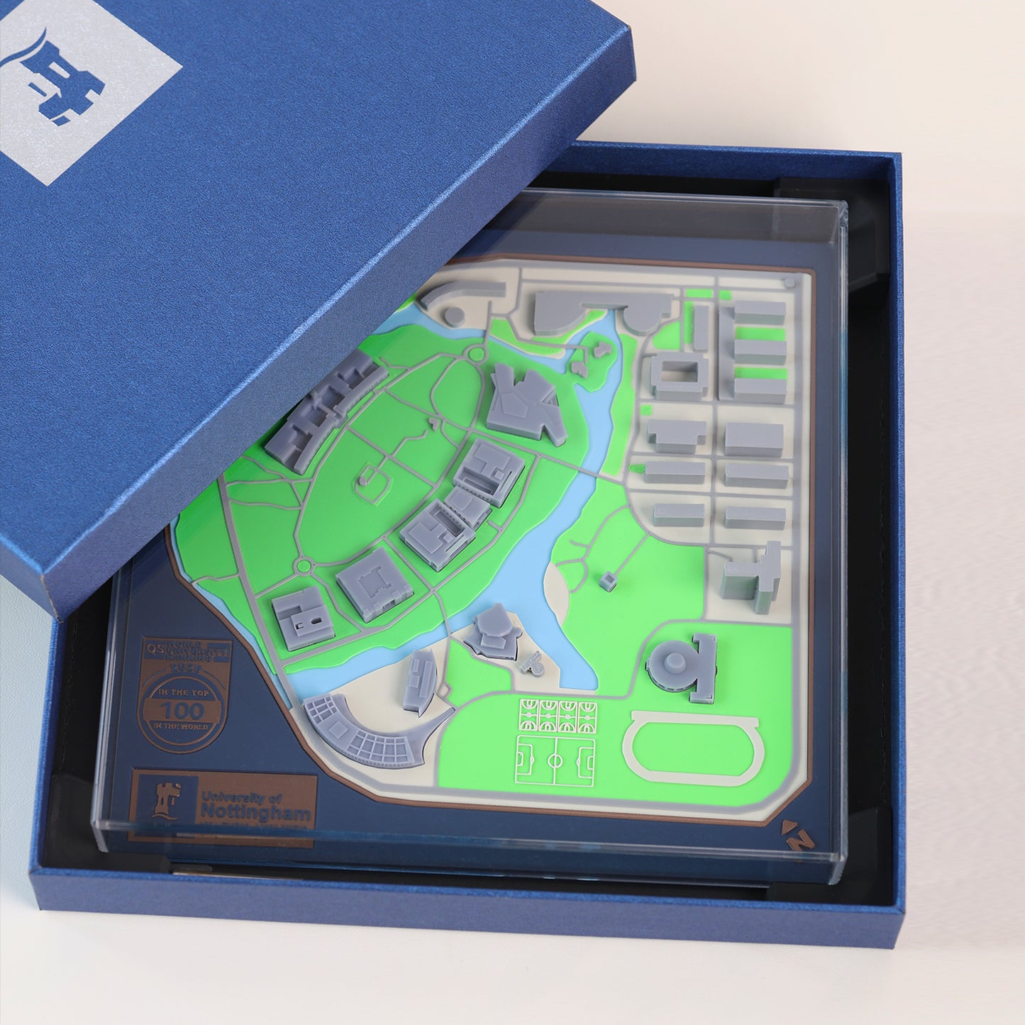 Custom 3D Printed Campus Scale Model – University or College Miniature