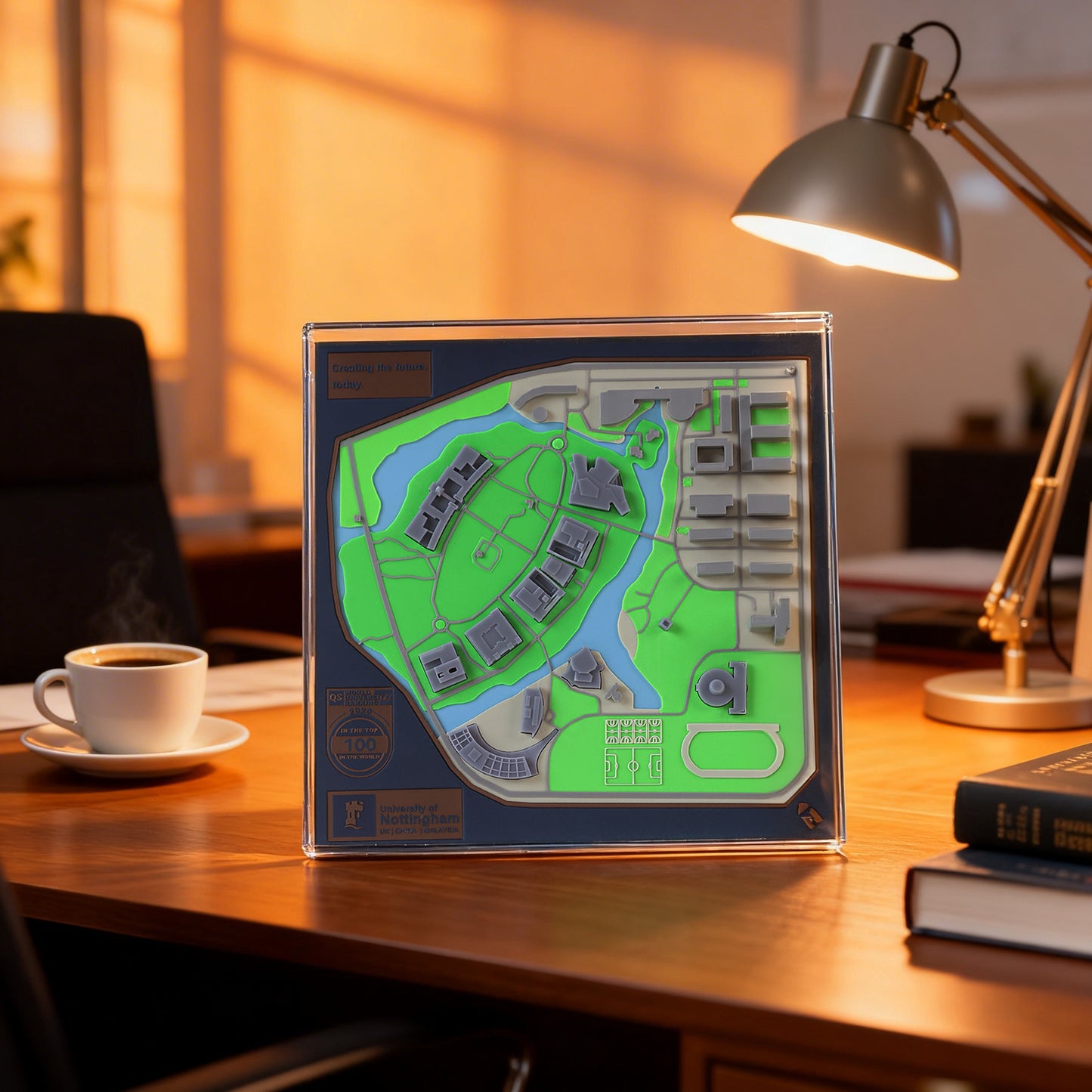 Custom 3D Printed Campus Scale Model – University or College Miniature