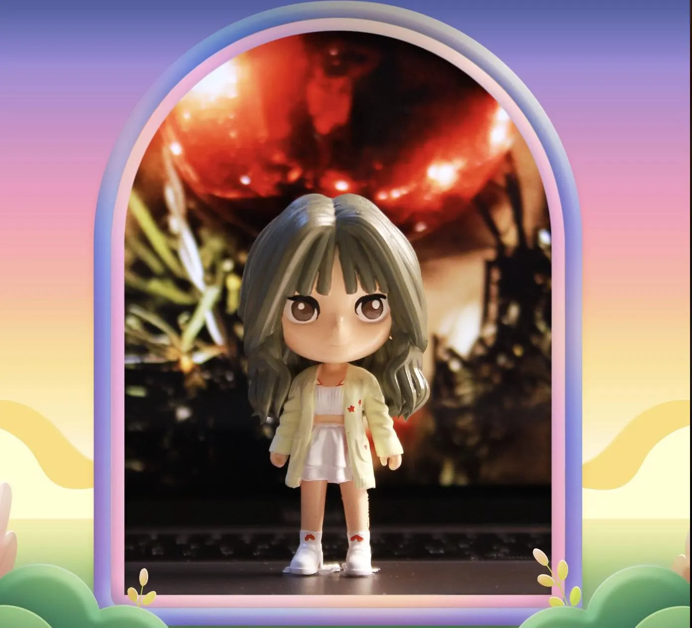Custom 3D Mini Figure From Your Photo, Personalized Desk Figurine, Turn Your Photo Into a 3D Figure