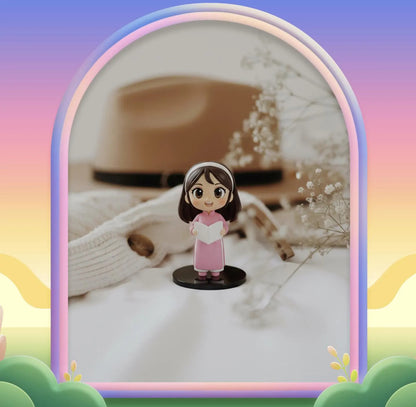 Custom 3D Mini Figure From Your Photo, Personalized Desk Figurine, Turn Your Photo Into a 3D Figure
