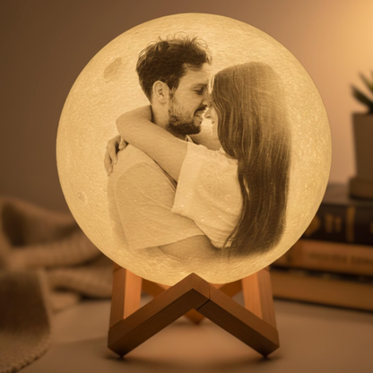 Customized 3D Printing Moon Lamp for Kids Girlfriend family Custom gift Home